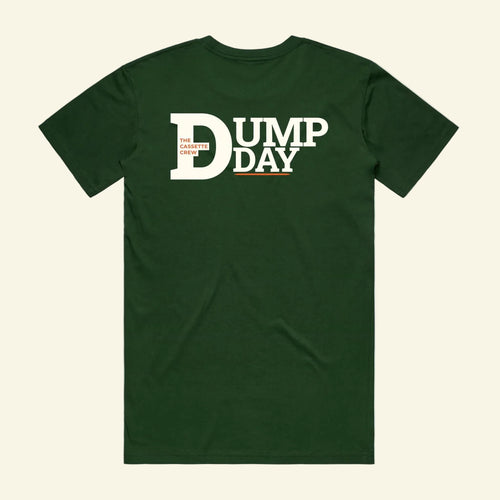 Dump Day Tee - The Cassette Crew - Forest Green - Premium RV and caravan lifestyle apparel