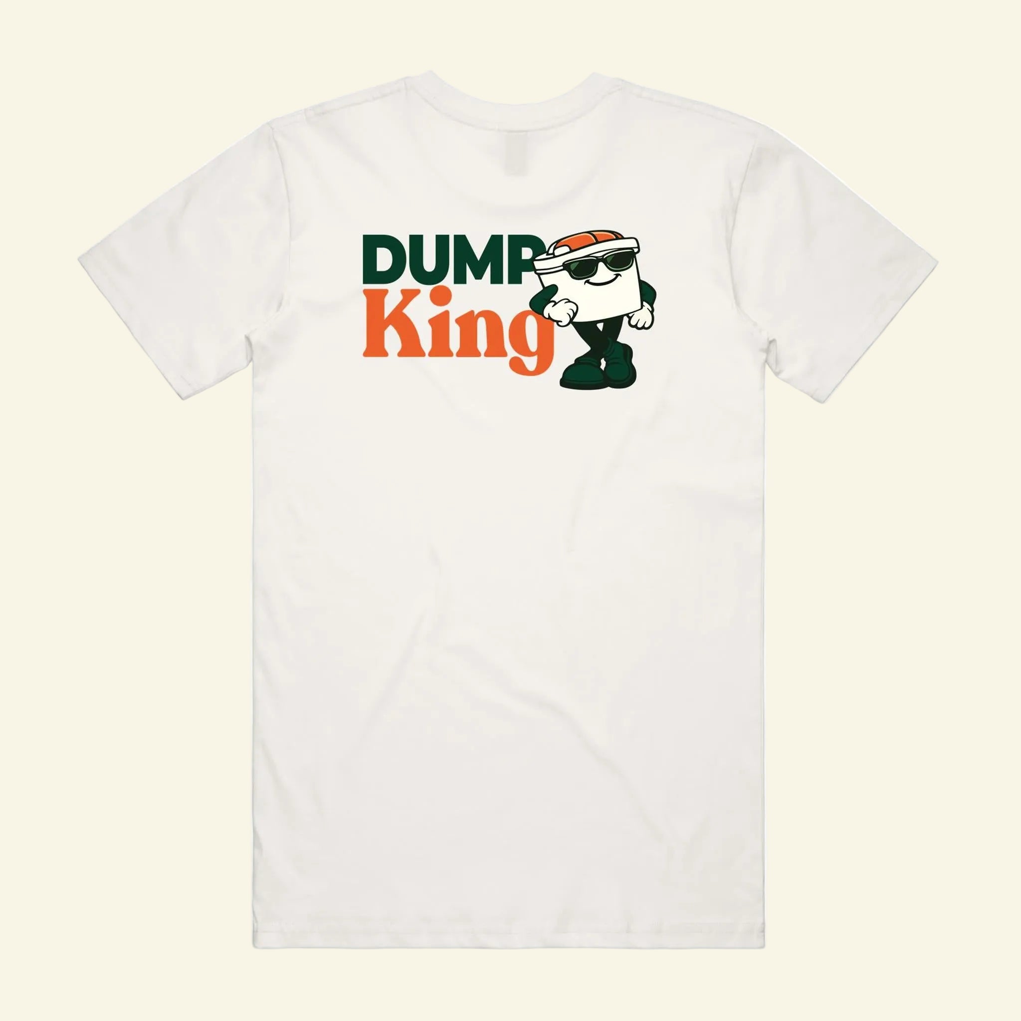 Dump King Tee - The Cassette Crew - Natural - Premium RV and caravan lifestyle apparel