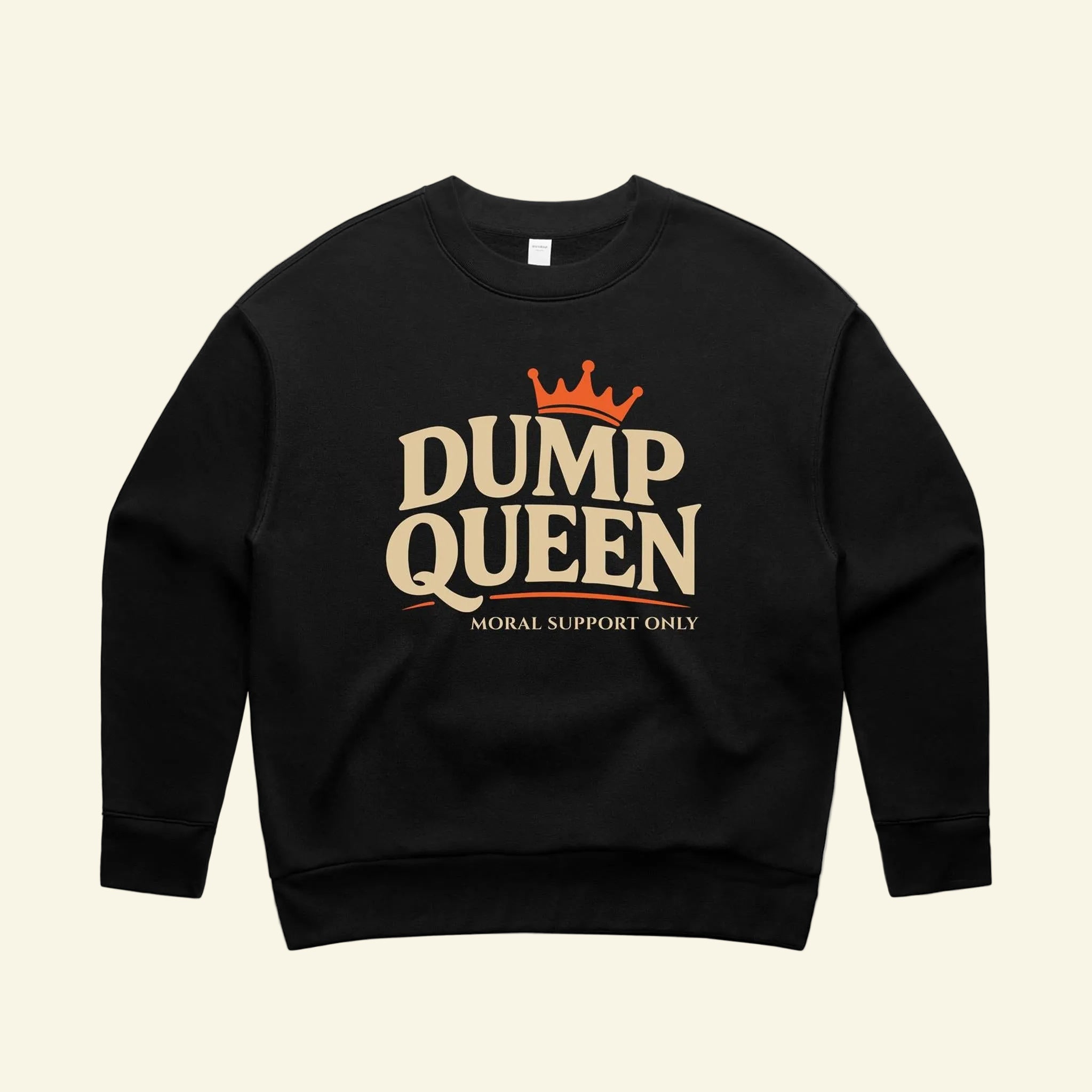 Dump Queen Crew - Black - Front - The Cassette Crew
