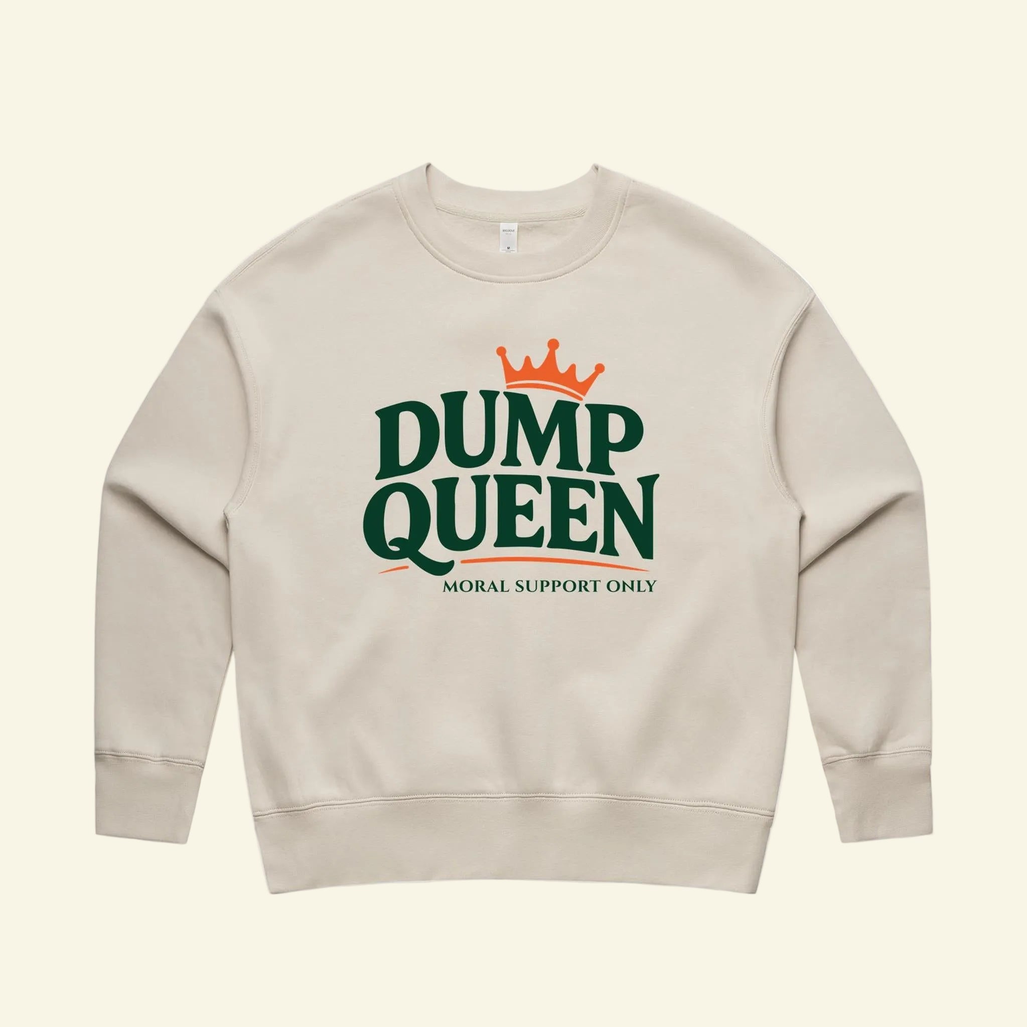 Dump Queen Crew - Bone - Front - The Cassette Crew