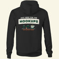 Hookups Hoodie - Black - Back - The Cassette Crew