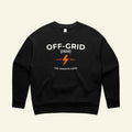 Off-Grid (ish) Crew - Black - Front - The Cassette Crew