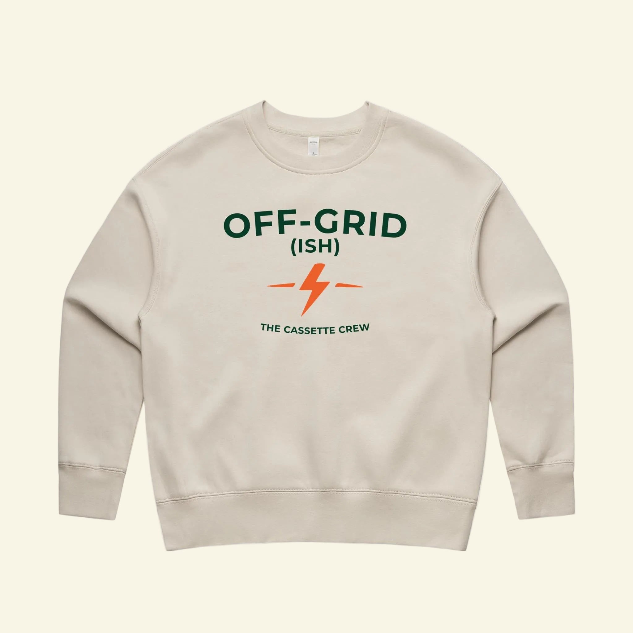 Off-Grid (ish) Crew - Bone - Front - The Cassette Crew