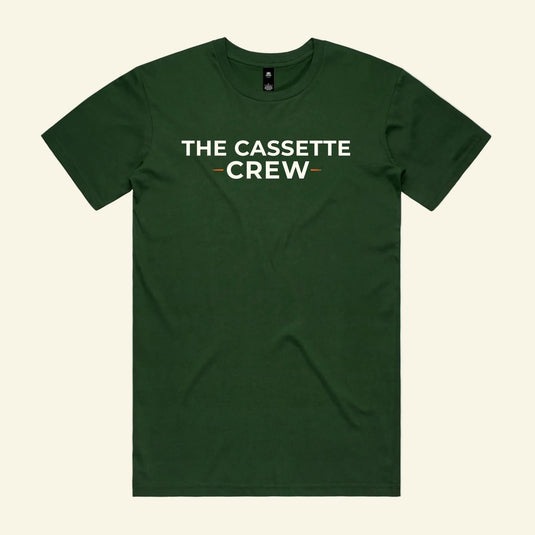 The Crew Tee - The Cassette Crew - Forest Green - Premium RV and caravan lifestyle apparel